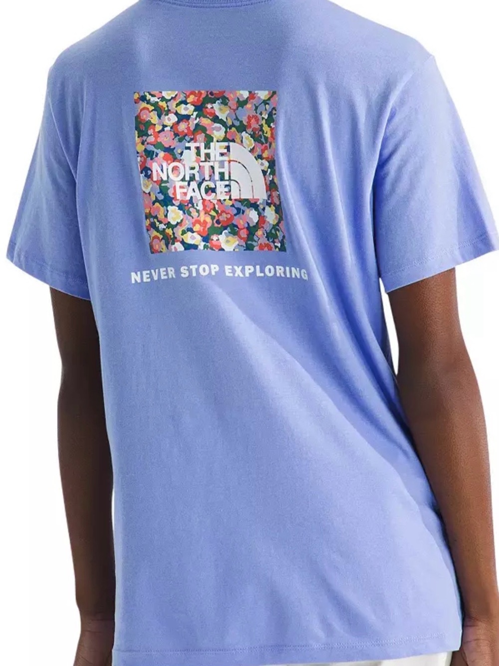 The North Face Women’s Box NSE Tee – Virtual Blue Medium - Sz M. NWT